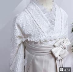 レース袴　着物　白袴 袴着物セットのサムネイル