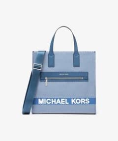 【アパレル店員様専用】マイケルコース　青トートバッグのサムネイル