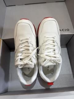 via SANGACIO スニーカー ホワイト レッドのサムネイル