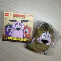 おくびょうなカーレッジくん ぬいぐるみ キーホルダーのサムネイル