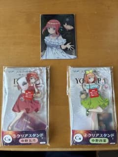 中野五姫・中野四葉 クリアスタンドセットのサムネイル