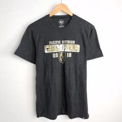 00s '47 NHL プリントTシャツ チャコール グランジ Y2Kのサムネイル