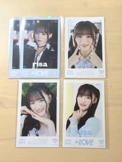 =LOVE　音嶋莉沙 ミニフォトカードVol.8＆9　5枚セット レアカード入りのサムネイル