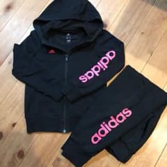 adidas アディダス　girlsスウェット上下のサムネイル