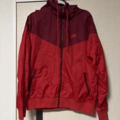 Nike ナイロンジャケット レッド/バーガンディ Lサイズ 超美品 - メルカリ