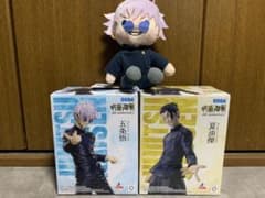 ラウンドワン限定 呪術廻戦 5周年 フィギュア 五条悟・夏油傑 五条悟ぬいぐるみ