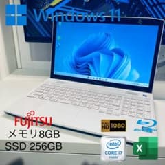 美品！AH77/K③Corei7/8GB/SSD256GB/ブルーレイ/のサムネイル