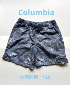 Columbia ハーフパンツ 総柄 ブルー XS 120cmのサムネイル