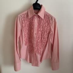 PS Paul Smith Women フリル 長袖シャツ ピンクのサムネイル