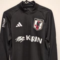 adidas 日本代表 長袖ジャージ 黒 DREAMロゴ入り 非売品 支給品 М