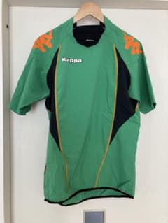 希少　Kappa サッカーウェア 半袖 グリーン　ピステのサムネイル
