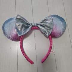 ディズニー カチューシャ 青ピンクグラデーションのサムネイル