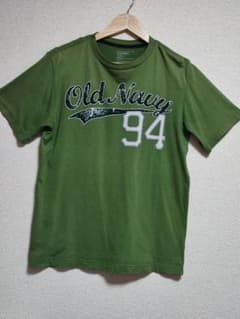 OLD NAVY オールドネイビー Tシャツ XL グリーン カレッジロゴのサムネイル