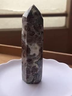 ★水石 鑑賞石 菊花石 神居古澤石 　『吉田凡石』 愛蔵石　ウブ ☆水石 鑑賞石 菊花石 神居古澤石 『吉田凡石』 愛蔵石 ウブ | Buyee