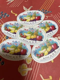 昭和レトロ紙モノ♪ 当時物 フルーツソーダラベル6枚♡ - メルカリ