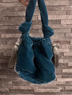 【新品未使用】JAMIRAY ベルベット 2wayバッグのサムネイル