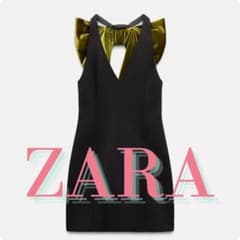 ZARA ベルベット マキシリボン ワンピース ZARA ベルベット マキシリボン ワンピース - メルカリ