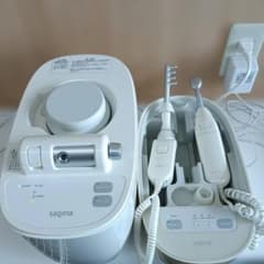 saqina スチーム美顔器 本体とハンドピース2種 - メルカリ