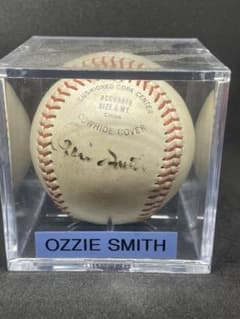 オズの魔法使い　オジー・スミス　直筆サインボール　1992日米野球実使用球 オズの魔法使い オジー・スミス 直筆サインボール 1992日米野球実使用