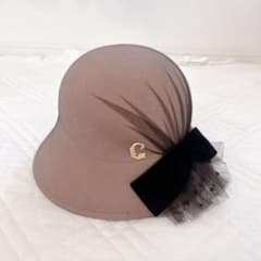 CA4LAベロアリボンチュールハット m75093577337_1.jpg?1763092796