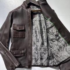 定価800万 極美品 ゼルパリ クロコ×ディアスキン レザージャケット 鰐革 m75095991138_1.jpg?1741045889