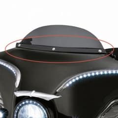 1318 ハーレー クリアキン ウインドシールド トリム ブラック /W 1318 ハーレー クリアキン ウインドシールド トリム ブラック /W