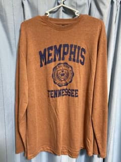 オレンジ長袖Tシャツ LLのサムネイル