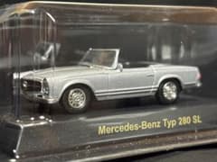 京商 1/64 メルセデスベンツ 280SL シルバー