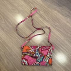 【最終値下げ】Vera Bradley ピンクスワール2wayショルダーバッグのサムネイル