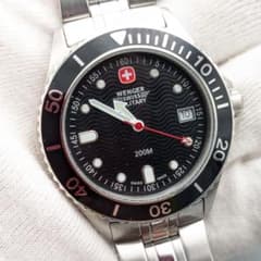 超美品】WENGER ウェンガー スイスミリタリー 79076 200M防水 - メルカリ