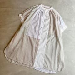 nop de nodパッチワークブラウス、サンバレー刺繍ブラウス nop de nodパッチワークブラウス、サンバレー刺繍ブラウス - メルカリ