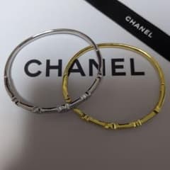 CCマーク ノベルティ バングル ゴールド&シルバーセット♡ CCマーク バングル2点セット シルバー ゴールド ノベルティ - メルカリ