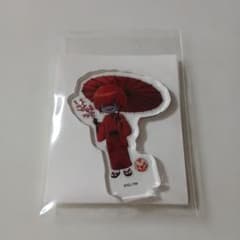 Text-based Graph Art Acrylic Stand: Man with a Red Umbrella