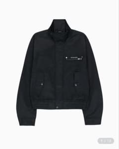 AAKAM High-Neck Button Jacket (Black)