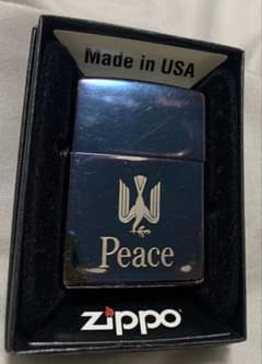 ZIPPO Peace 2001年製　ブルーチタンMade in USAのサムネイル