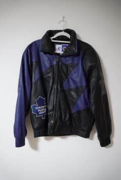 Logo athletics トロントメープルリーフス　レザージャケットのサムネイル