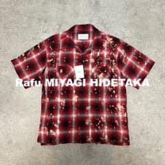 Rafu MIYAGI HIDETAKA ブリーチ加工 SS Shirt L