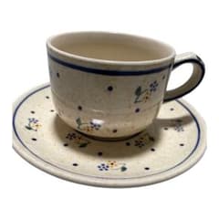 【最終値下げ】ポーランド食器　Boleslawiec  ティーカップのサムネイル