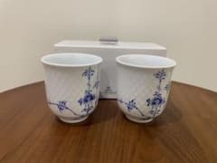 ロイヤルコペンハーゲン ブルーパルメッテ カップ ペアのサムネイル