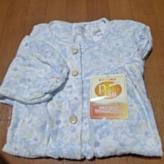 新品 Petite 150 パジャマ花柄 ライトブルー 上着のみ ゆったりサイズ