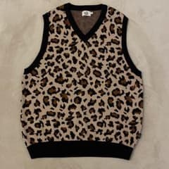 For The WeekEnd ヒョウ柄 Vネックニットベストのサムネイル