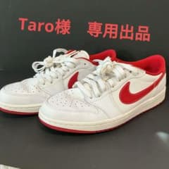 NIKE エアジョーダン1 レトロローOG ホワイトユニバーシティレッドのサムネイル