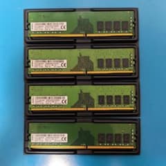 ゆ*ふ様 DDR4 8GB×4枚 計32GB 2666MHz Kingston - メルカリ