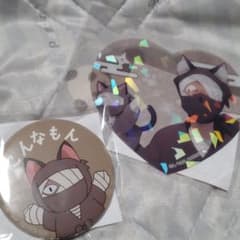 ♯忍たま乱太郎♯雑渡昆奈門♯ナンジャタウン カード＆缶バッジ