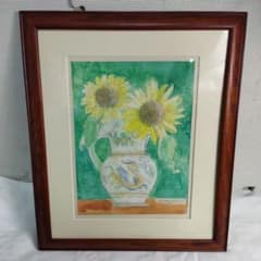 萩原敏孝 絵画 フレーム付き - メルカリ
