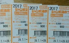 ラストチャンス 長島プール割引券2枚のサムネイル