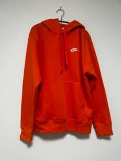 NIKE ナイキ スウェット パーカー オレンジ S 裏起毛のサムネイル