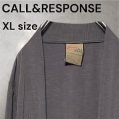 CALL&RESPONSE 노 버튼 롱 가디건 4 XL 재