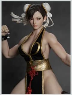 春麗 チュンリー 新品 1/6 アクションフィギュア シームレス素体 眼球