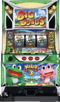 山佐 ケロット3 パチスロ 実機 BIG BONUS スロットマシン - メルカリ